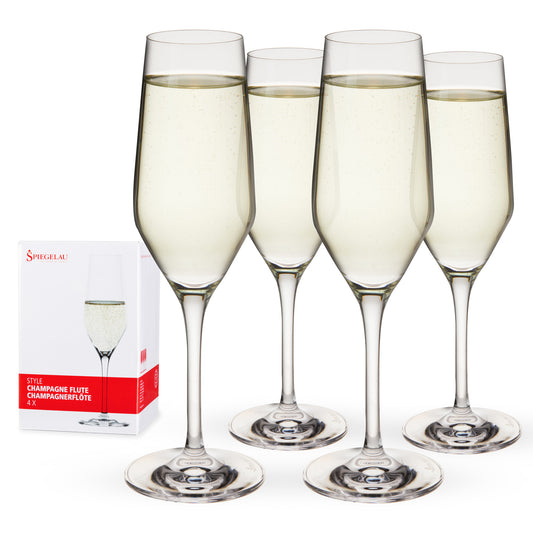 Spiegelau Style 8.5 oz champagne flute (set of 4)