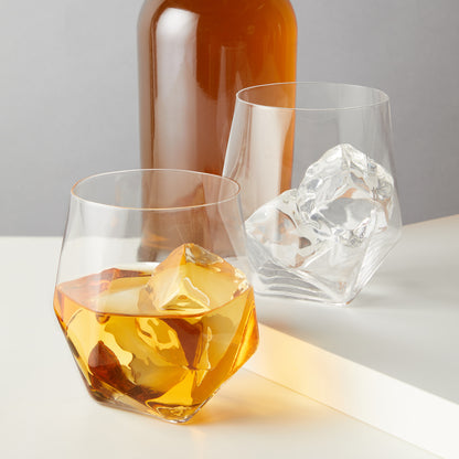 Faceted Crystal Tumblers